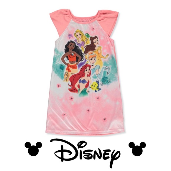 ⛔️SOLD⛔️ Disney Princess Nightgown Moana Ariel Belle NWT